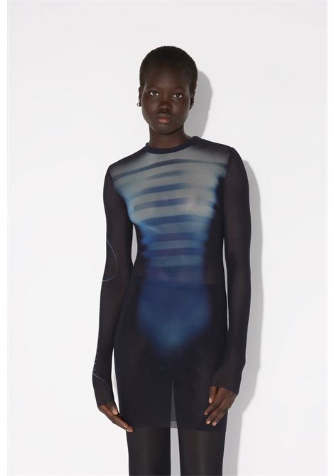 le male short dress woman navy JEAN PAUL GAULTIER | 25/33-F-RO367-T576595601